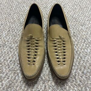 Men's Tan Leather Loafers